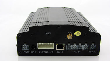 Black 3G GPS Box Mobile DVR Recorder 4 Channel , Vehicle Digital Video Recorder