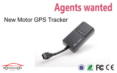 Waterproof IP65 SOS Real Time GPS Car Tracker Black Portable For Motorbike