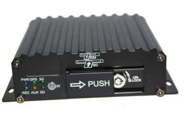 4-Ch GPS Dual SD Mobile DVR GPS Vehicle Security DVR For Railways / Buses