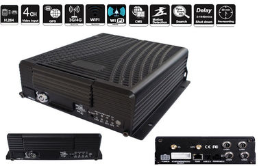 G-sensor GPS Mobile DVR H.264 HDD 4 Channel MDVR 4-ch Online For Bus