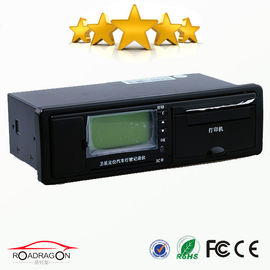 IC Card / RFID LCD Digital Tachograph , Vehicle GPS Driving Recorder