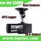 2-channel Car DVR Car Black Box with Dual Camera GPS Tracker 3D G-sensor and  LCD HQS-X3000
