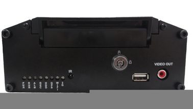 Wirless RS485 / RS232 4Ch Vehicle DVR  , Black Box System 3G Mobile DVR