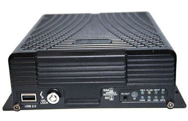 8-CH GPS Mobile DVR With HDD / SSD / SD Slot , Vehicle With GPS Tracker And Google Map