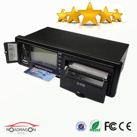 IC Card / RFID LCD Digital Tachograph , Vehicle GPS Driving Recorder